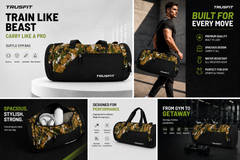 Premium Military Duffle Bag |  Train like Beast 25L