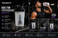 SHINE  Premium Gym Shakers | Gym & Fitness Shakers 500ml