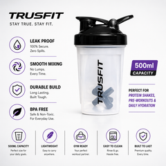 SHINE  Premium Gym Shakers | Gym & Fitness Shakers 500ml